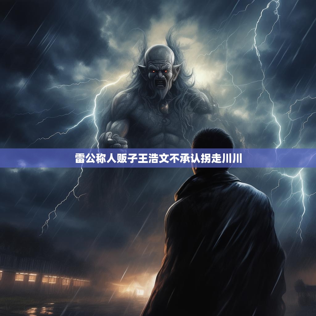 雷公称人贩子王浩文不承认拐走川川