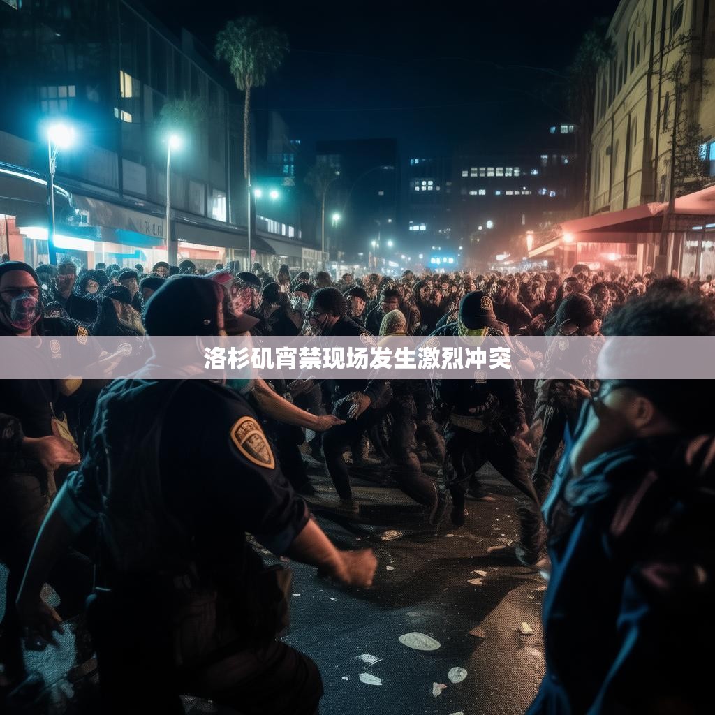 洛杉矶宵禁现场混乱无序