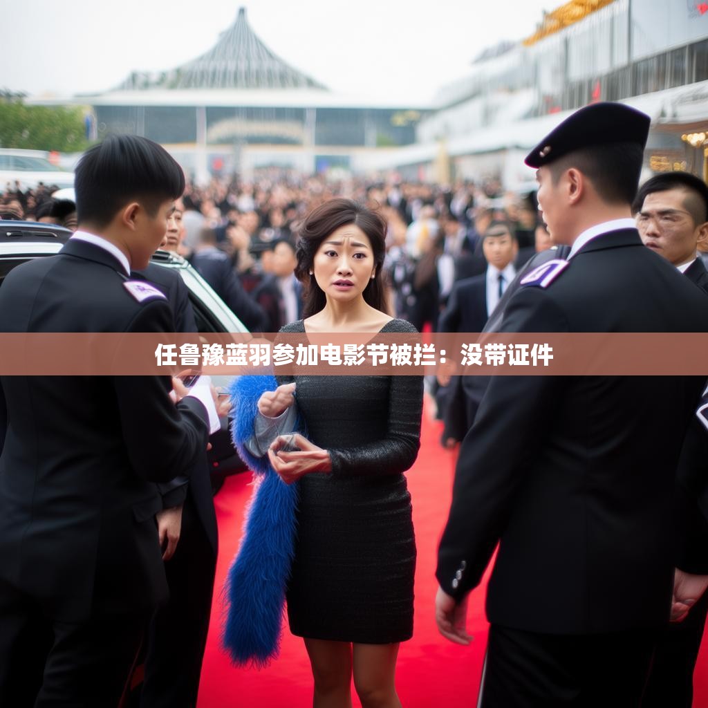 任鲁豫蓝羽电影节证件遗失瞬间