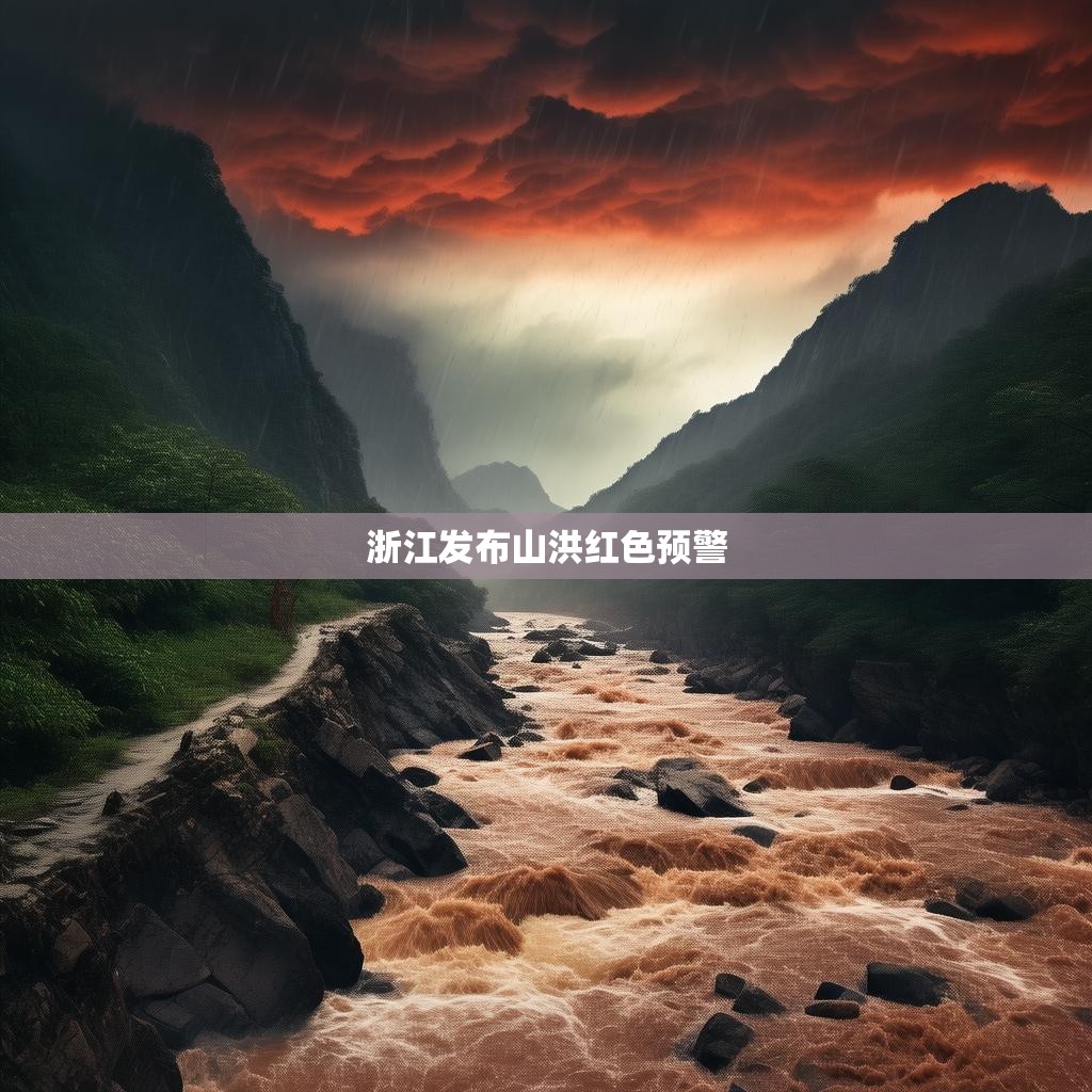 浙江发布山洪红色预警