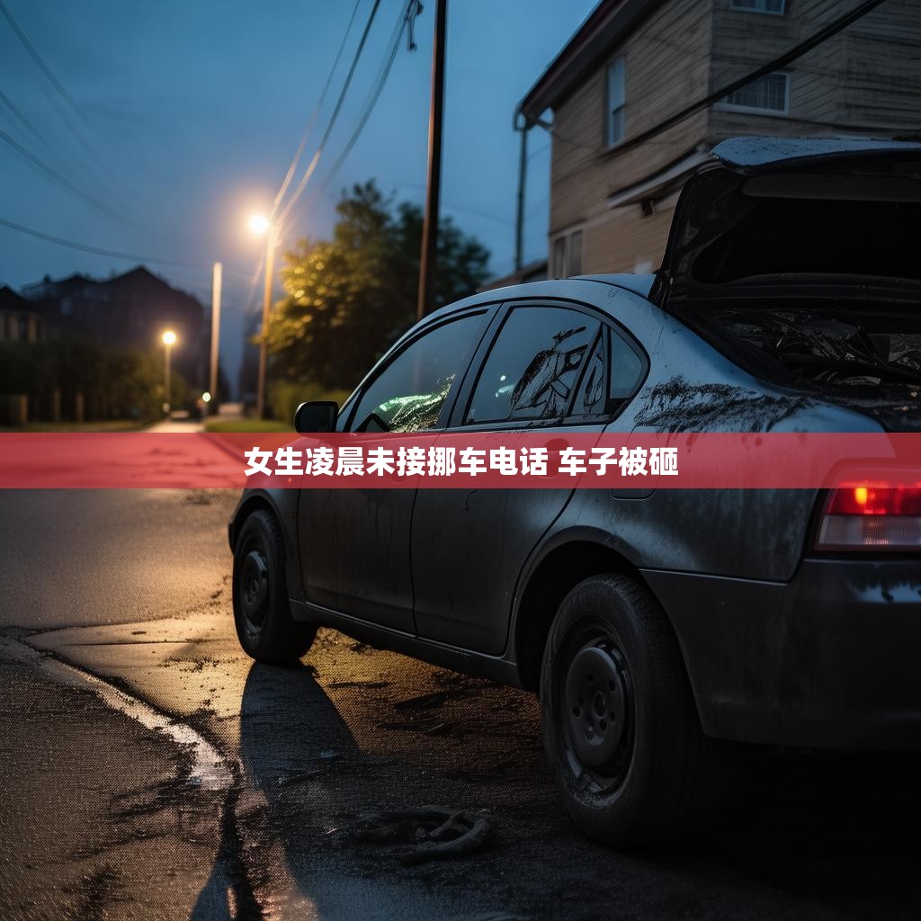 女生凌晨未接挪车电话 车子被砸 女生凌晨未接挪车电话 车子被砸