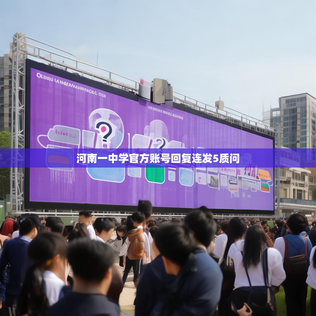 揭示问题,寻求答案 河南一中学官方账号连续发布质问