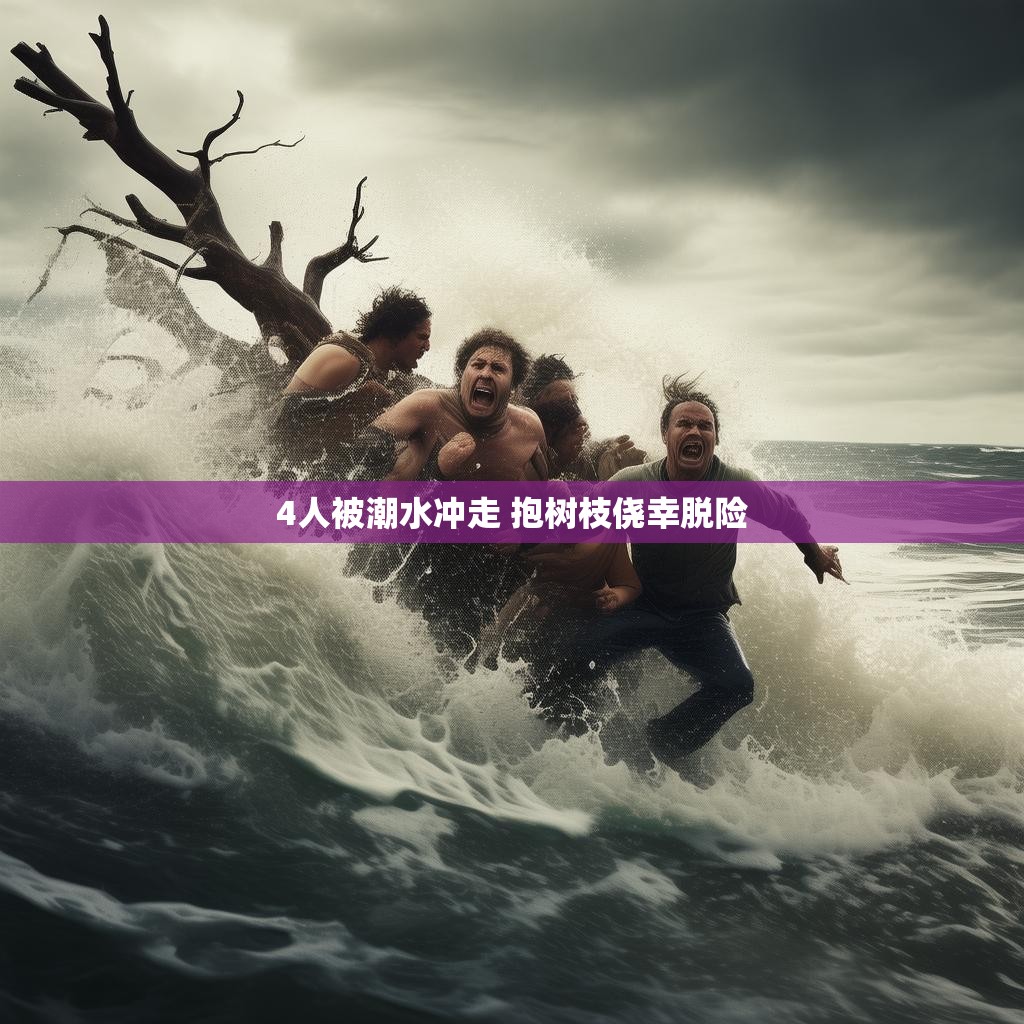 4人被潮水冲走 抱树枝侥幸脱险 4人被潮水冲走 抱树枝侥幸脱险
