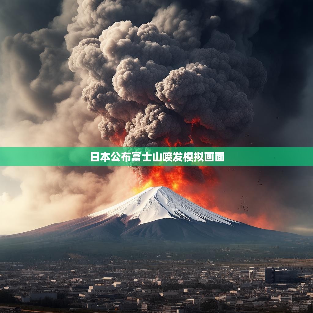 日本公布富士山喷发模拟画面