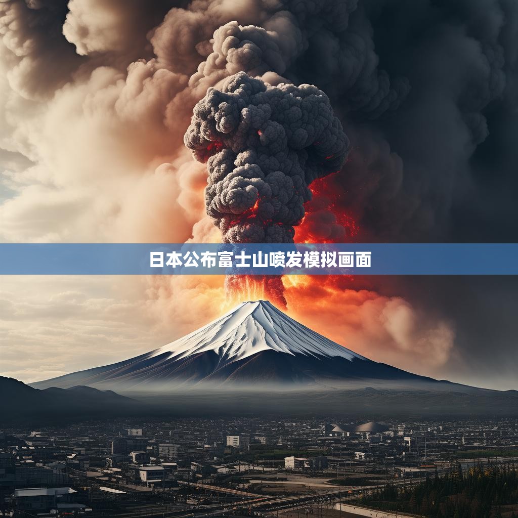 日本公布富士山喷发模拟画面 日本公布富士山喷发模拟画面