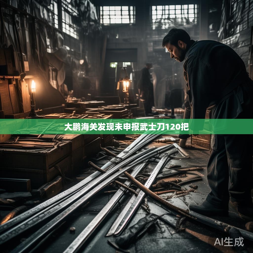 揭示未知的危险:大鹏海关发现的120把未申报武士刀 大鹏海关发现的未申报武士刀