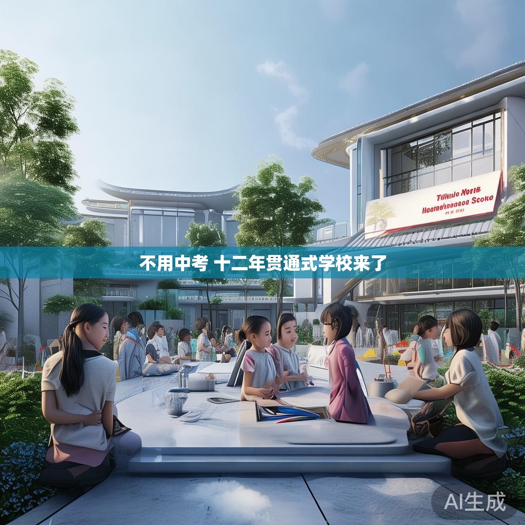 不用中考 十二年贯通式学校来了
