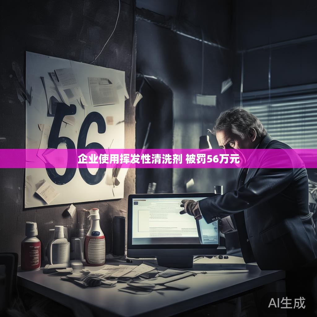 企业使用挥发性清洗剂 被罚56万元