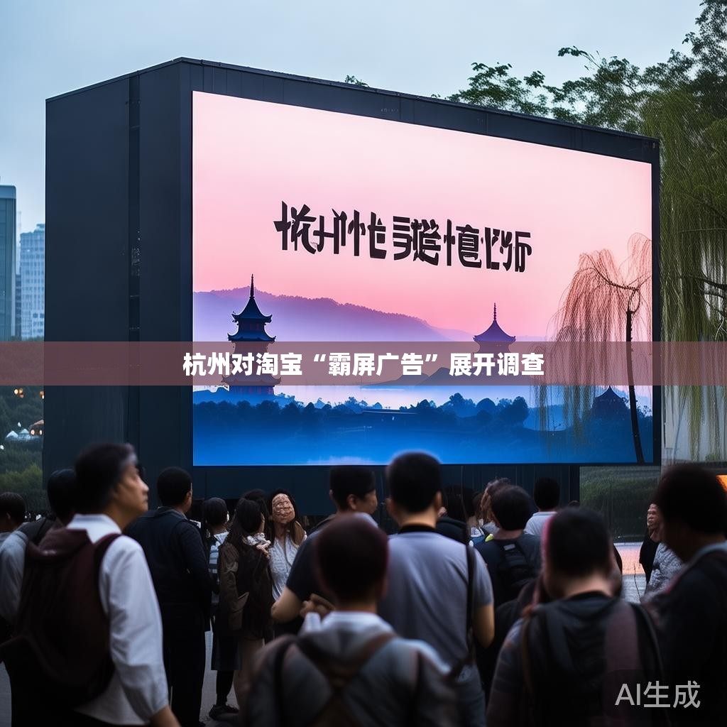 杭州对淘宝“霸屏广告”展开调查