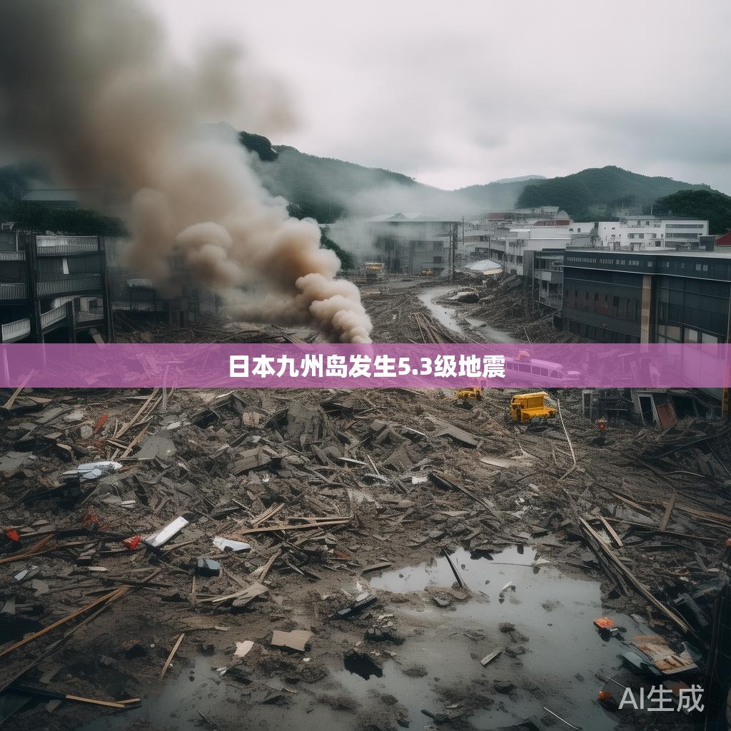 日本九州岛发生5.3级地震