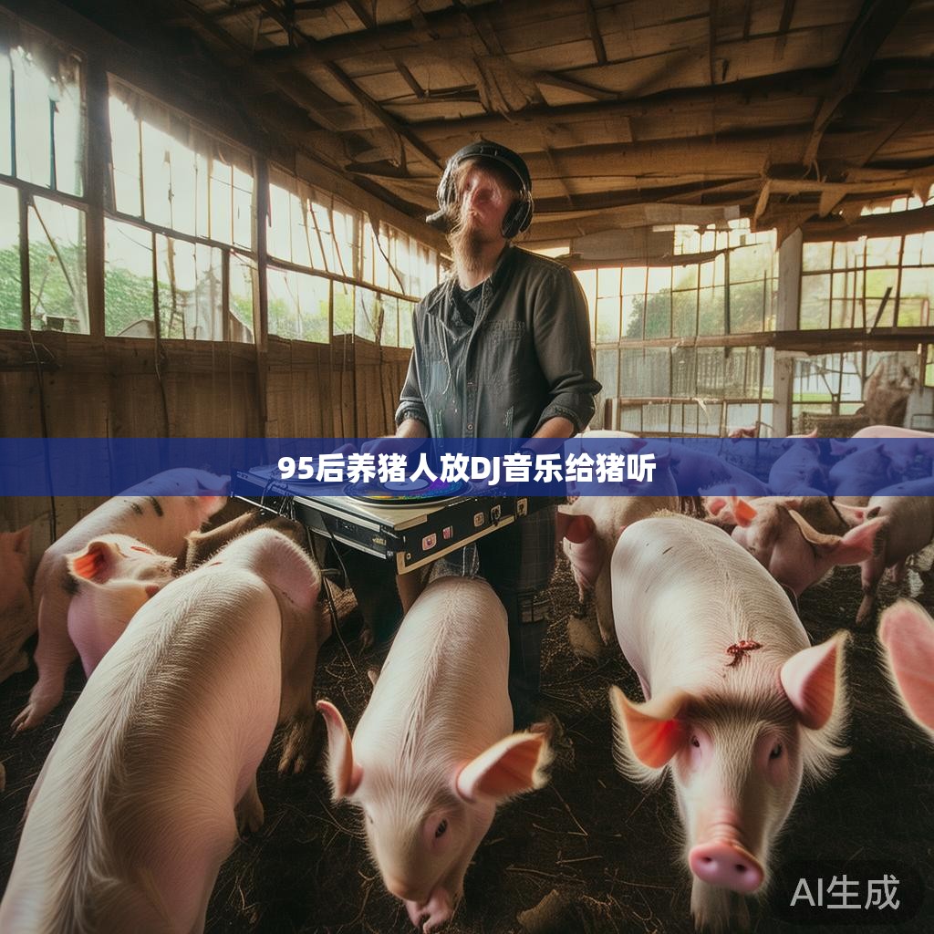 95后养猪人放DJ音乐给猪听
