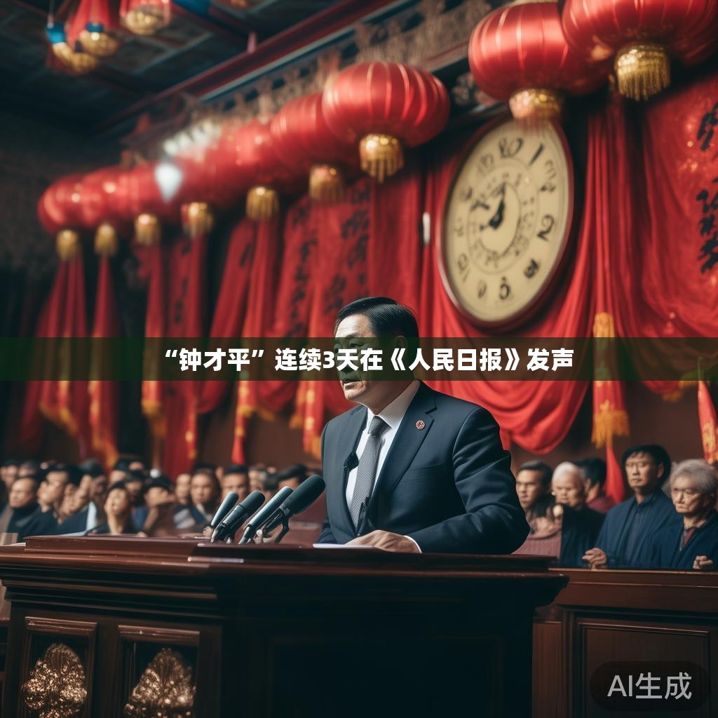 钟才平连续三日在《人民日报》发声