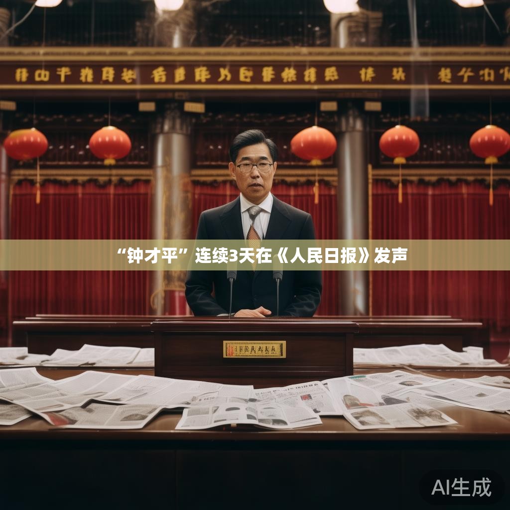 钟才平的智慧之声在《人民日报》上回荡