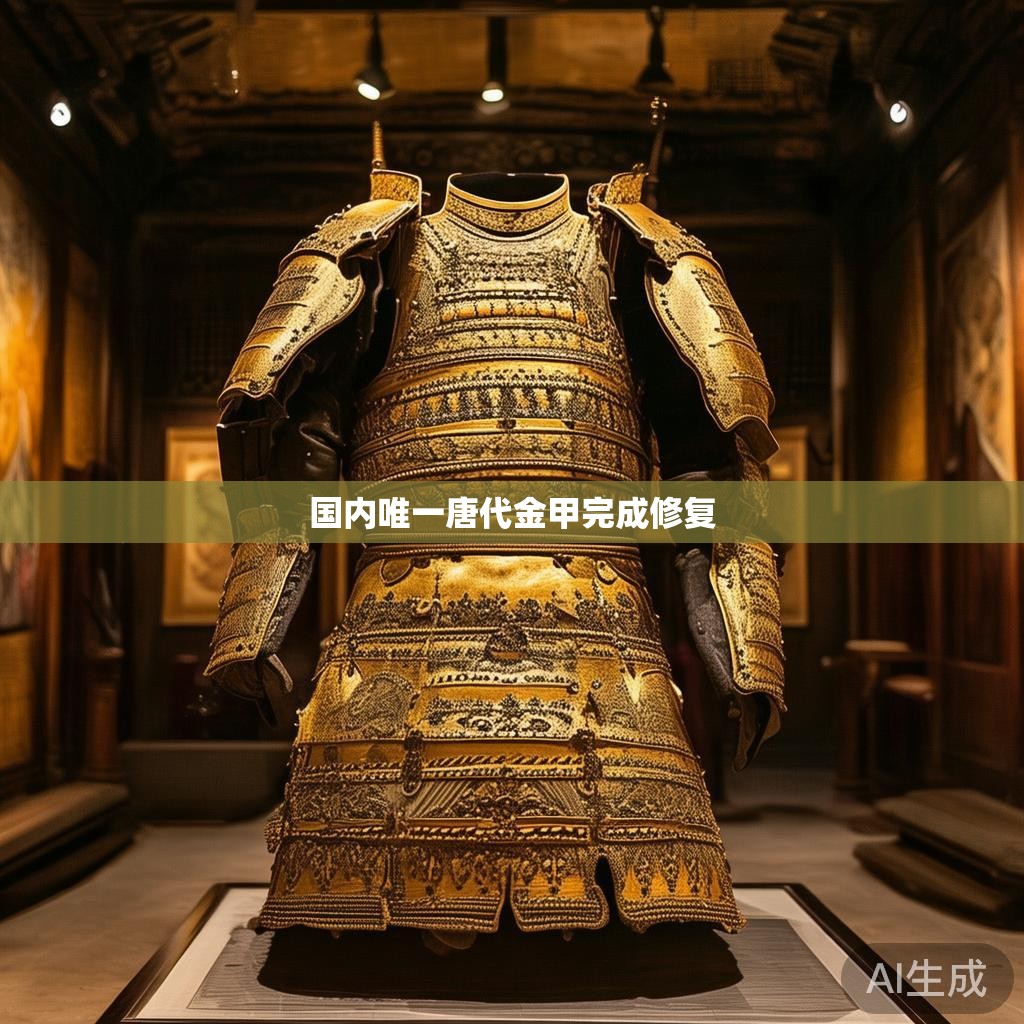 国内唯一唐代金甲完成修复