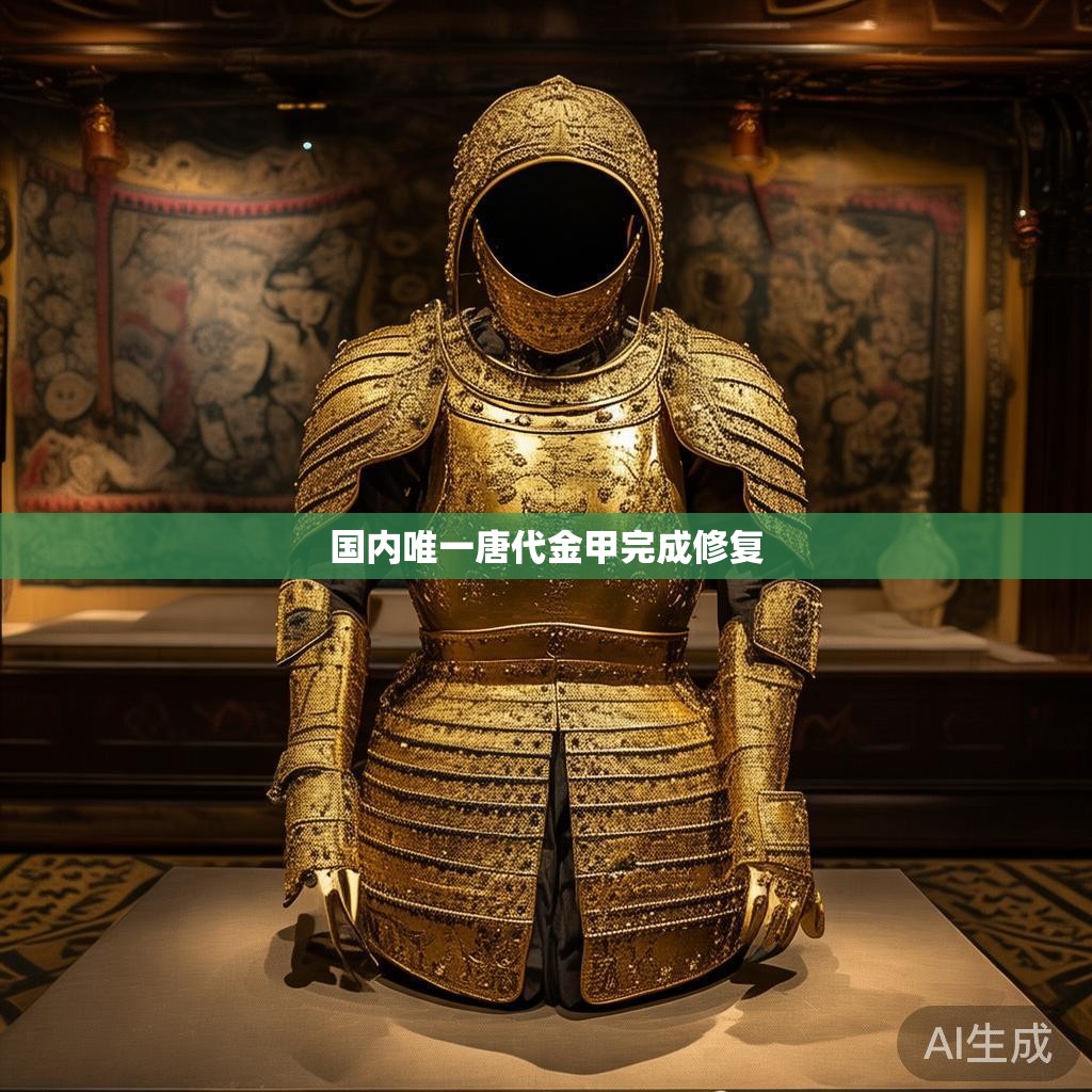 修复后的唐代金甲