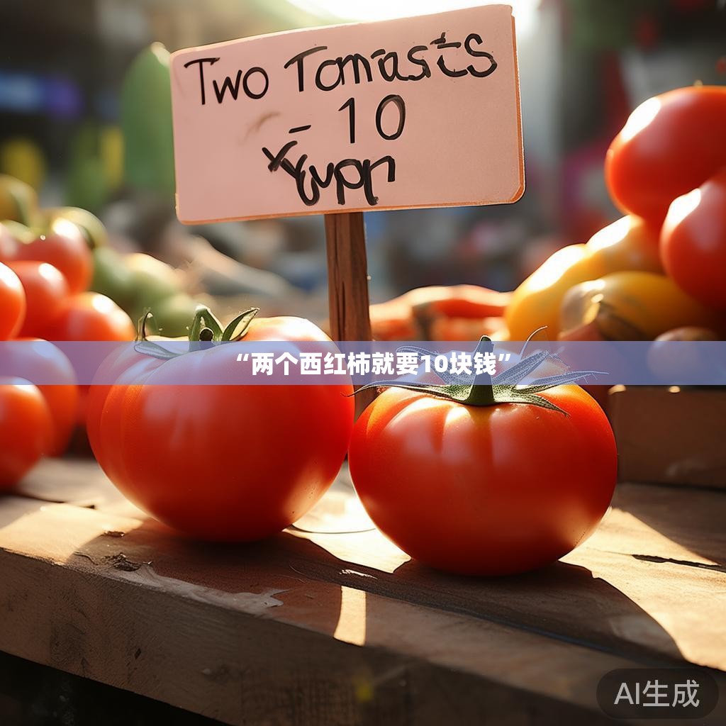 “两个西红柿就要10块钱”