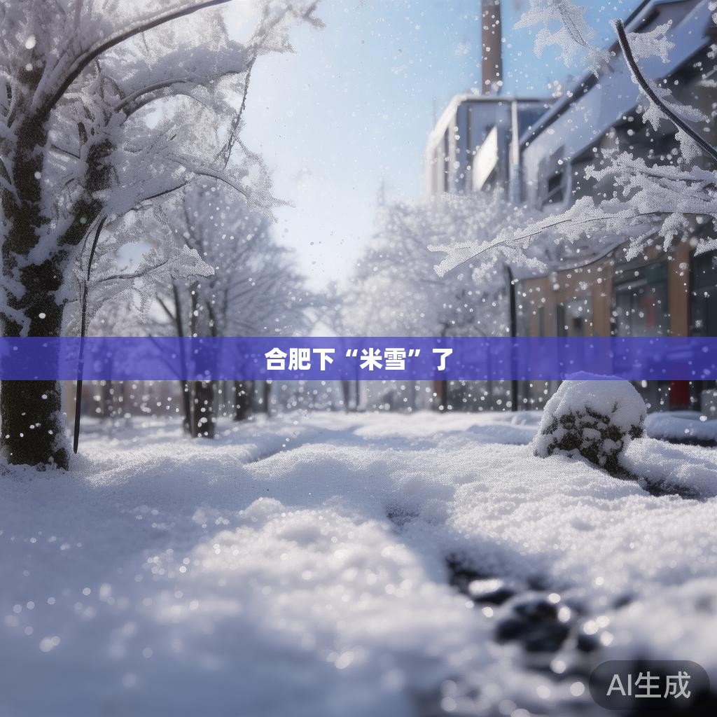 合肥下“米雪”了