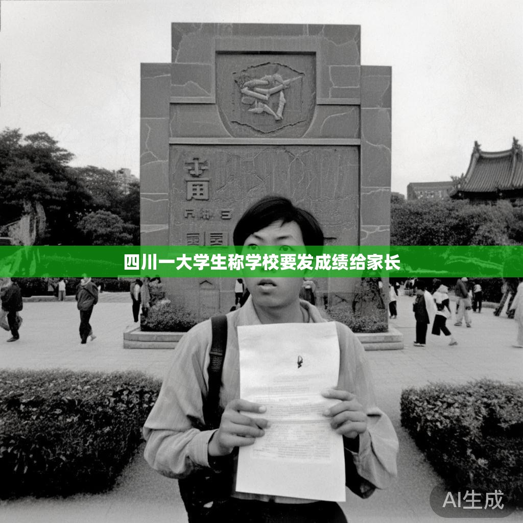 四川一大学生称学校要发成绩给家长