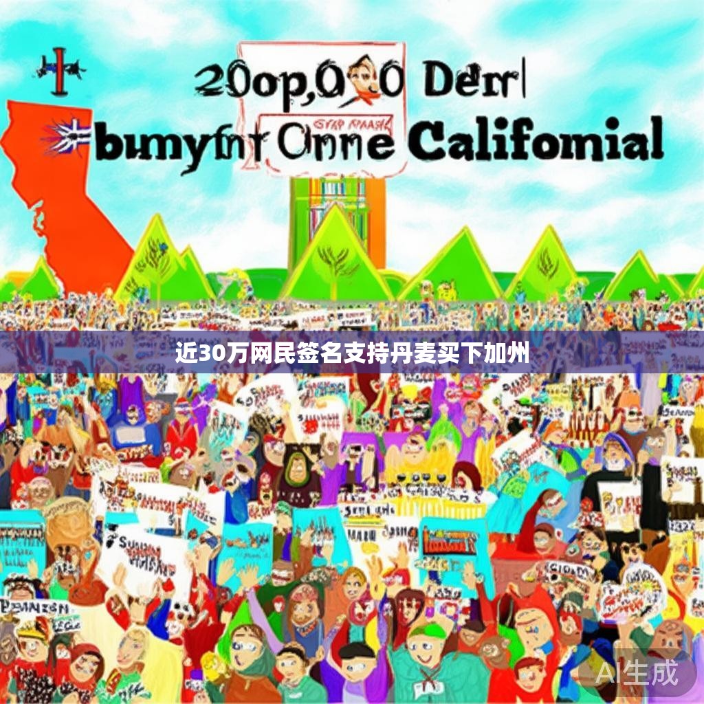 网民热议丹麦买下加州