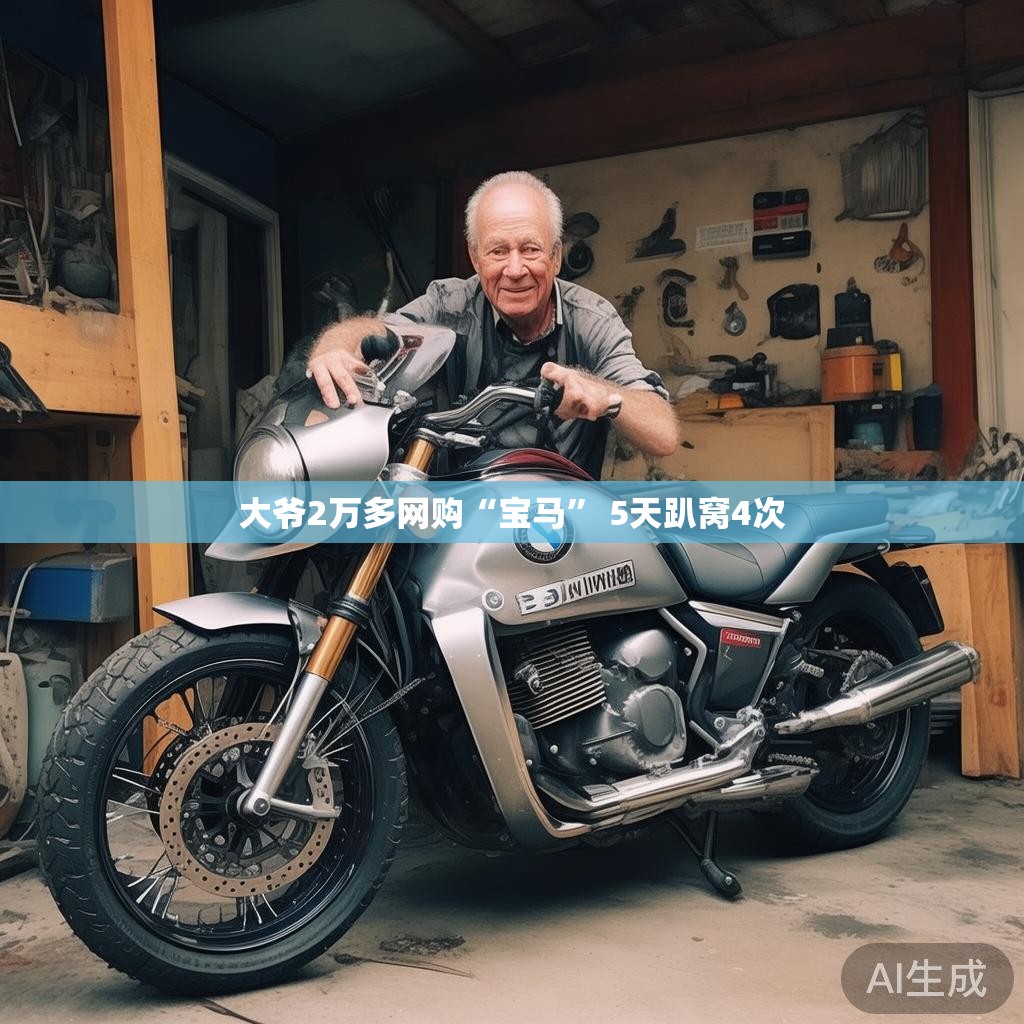 大爷2万多网购“宝马” 5天趴窝4次