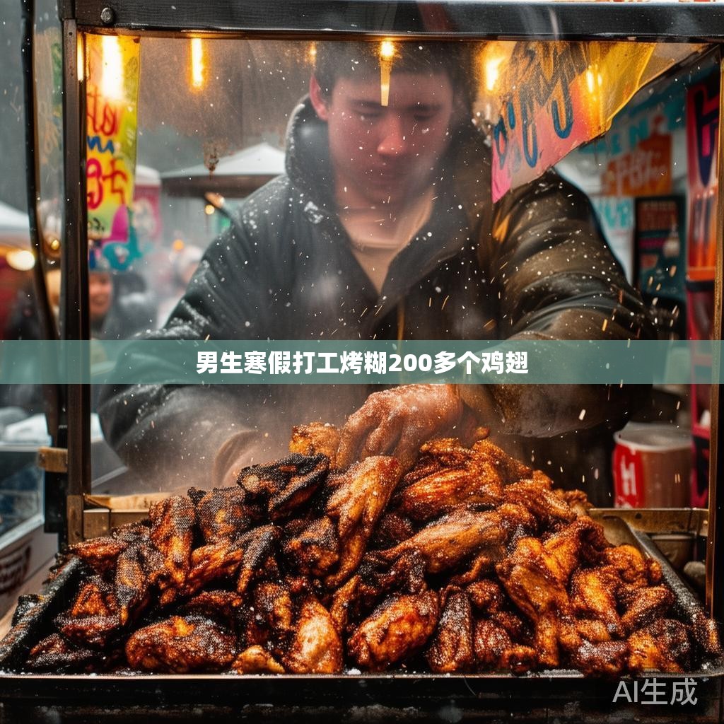 男生寒假打工烤糊200多个鸡翅