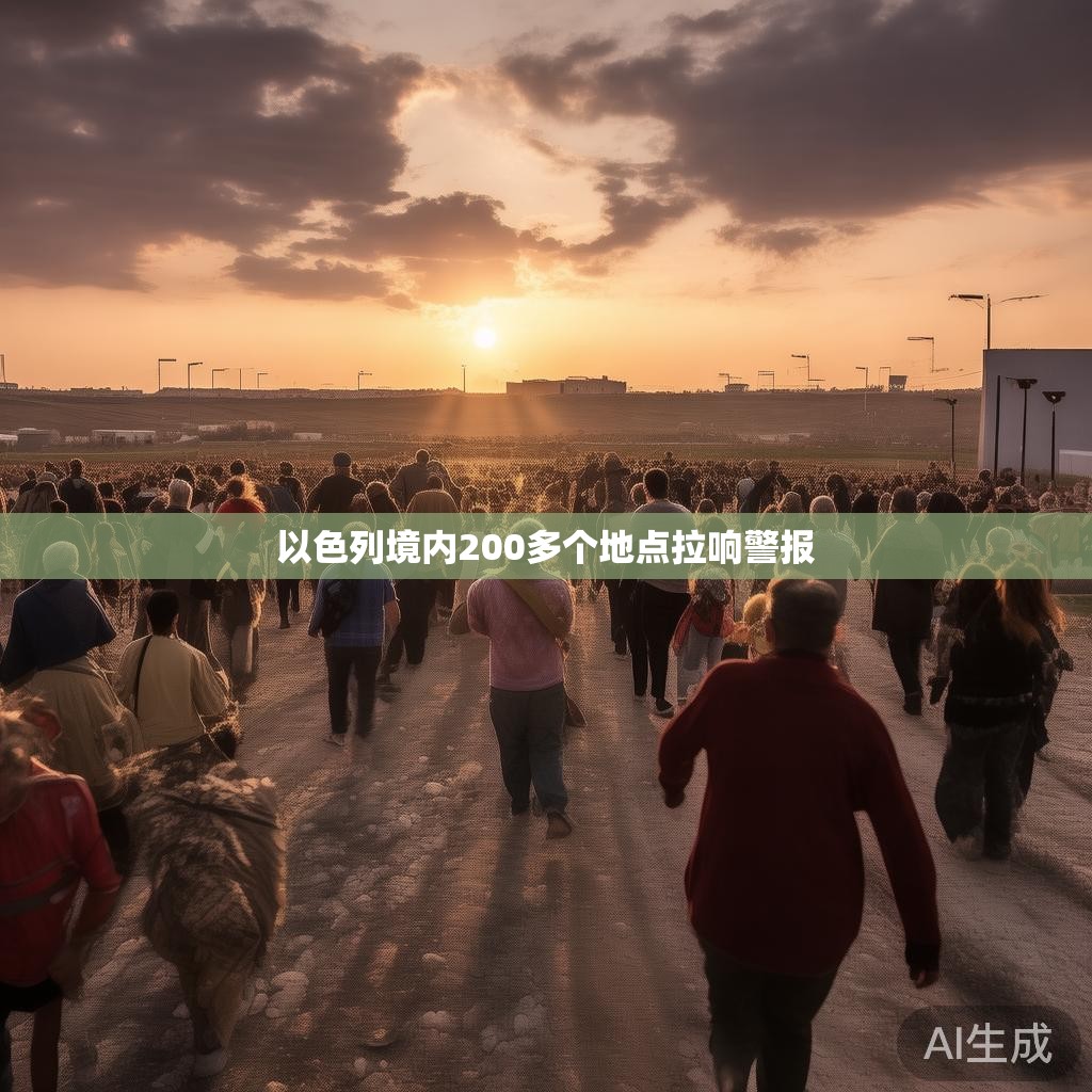 以色列境内200多个地点拉响警报