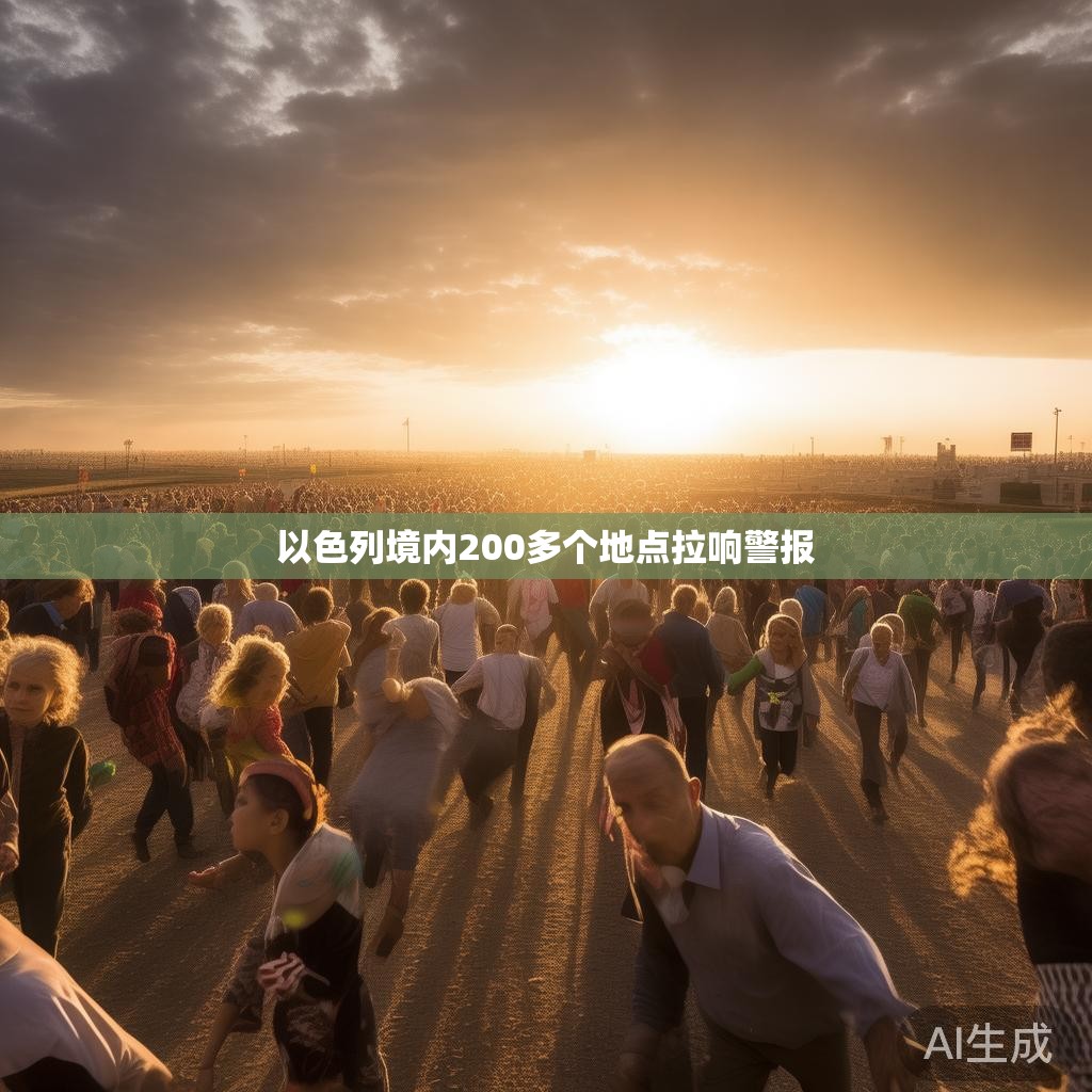 以色列境内200多个地点拉响警报