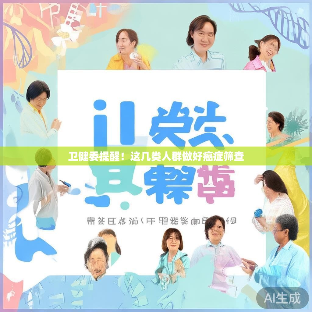 卫健委提醒：请这些人群特别关注癌症筛查