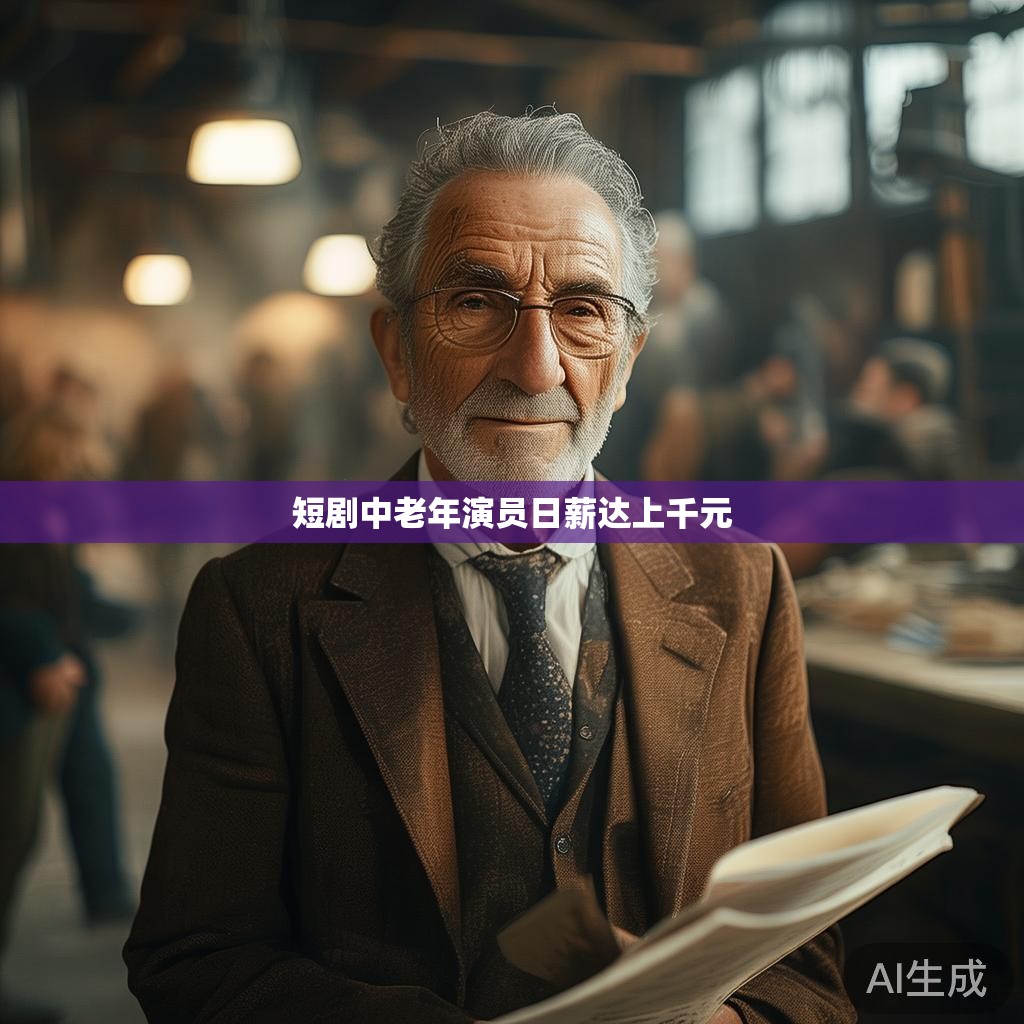 短剧中老年演员日薪达上千元